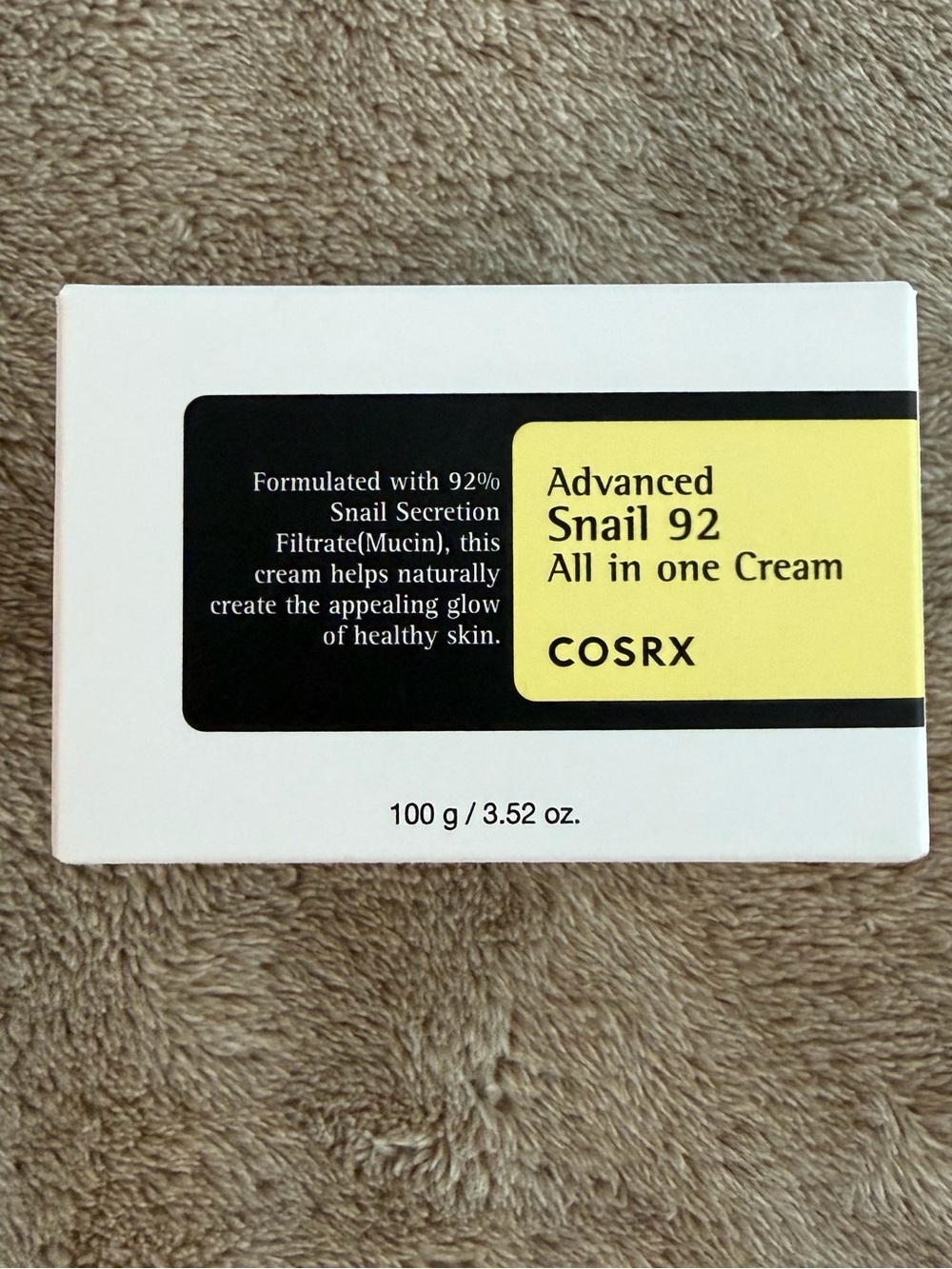 COS Advanced Snail 92 All in One Cream - White & Yellow